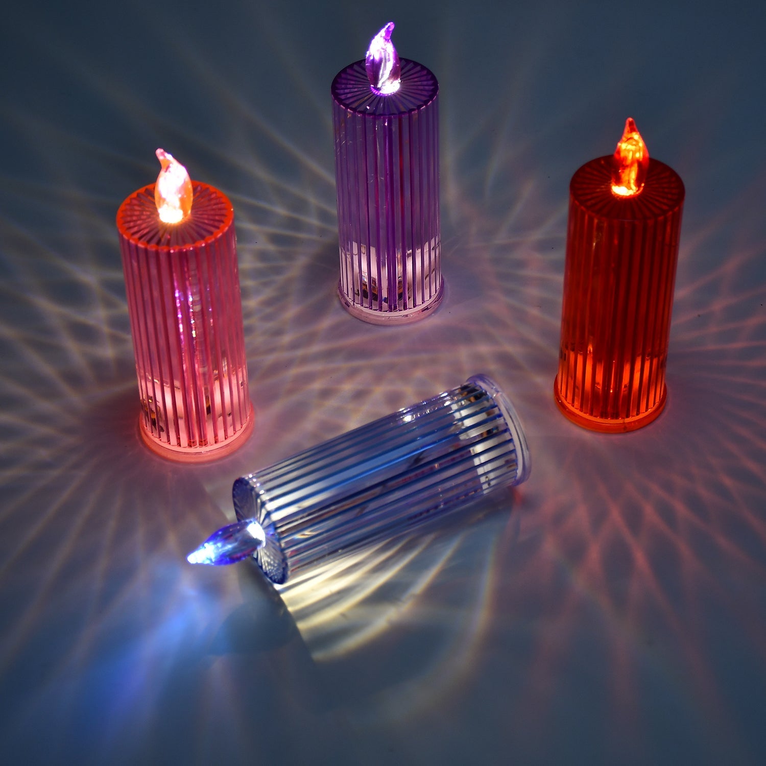 Big Simple Candles for Home Decoration, Crystal Candle Lights (Multicolor) Big Simple Candles for Home Decoration, Crystal Candle Lights (Multicolor)